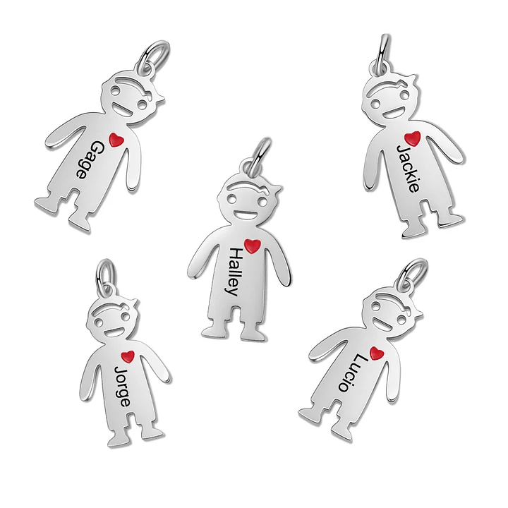 Accesorios Charms 1 nombre personalizado apto para llavero-Jessemade ES