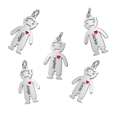 Accesorios Charms 1 nombre personalizado apto para llavero-Jessemade ES