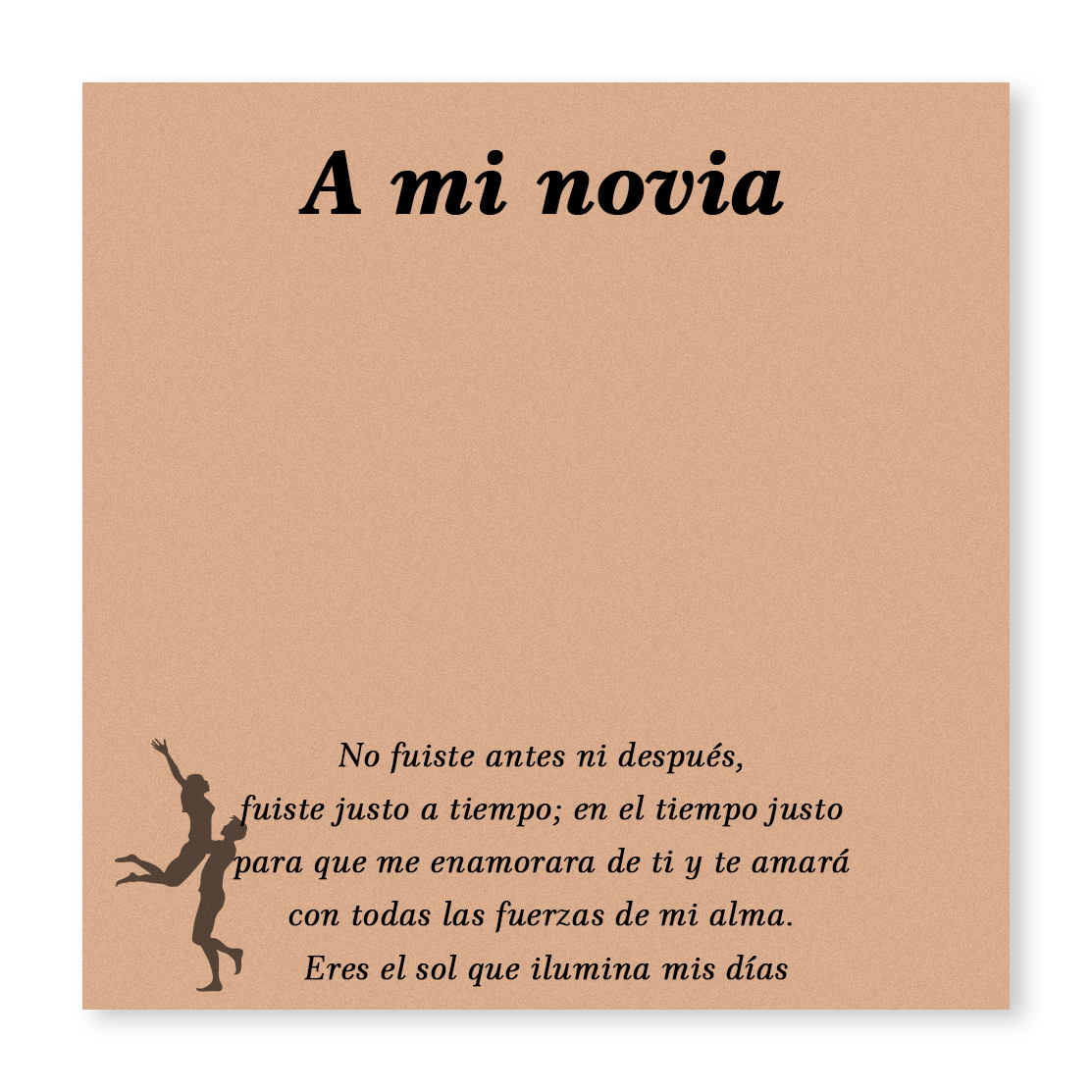 A mi novia-Pulsera y Llavero Combinación con Tarjeta