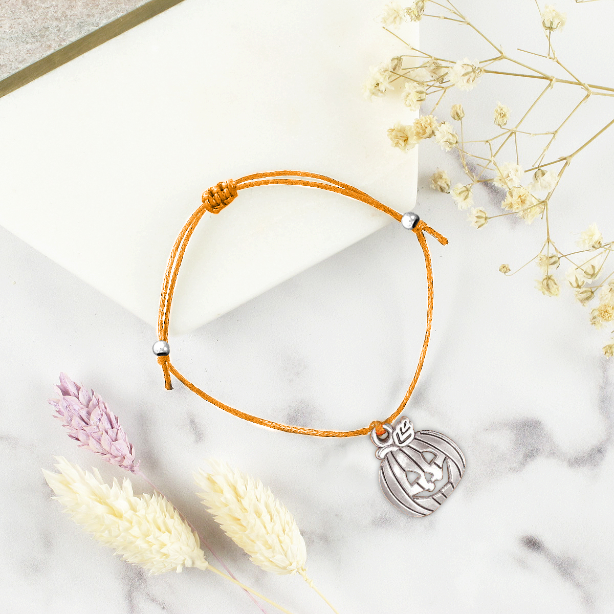 Pulsera de deseos-Unidad de pulsera y tarjeta de calabaza🎃 ¡Feliz Halloween!-Jessemade ES