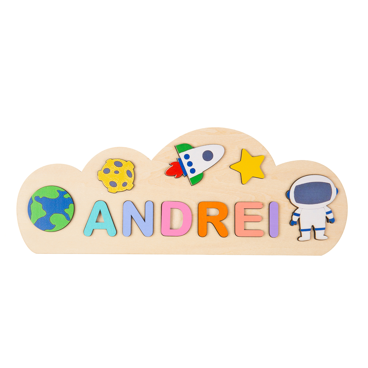 Puzzles/Rompecabezas de Madera Personalizada con 1 Nombre