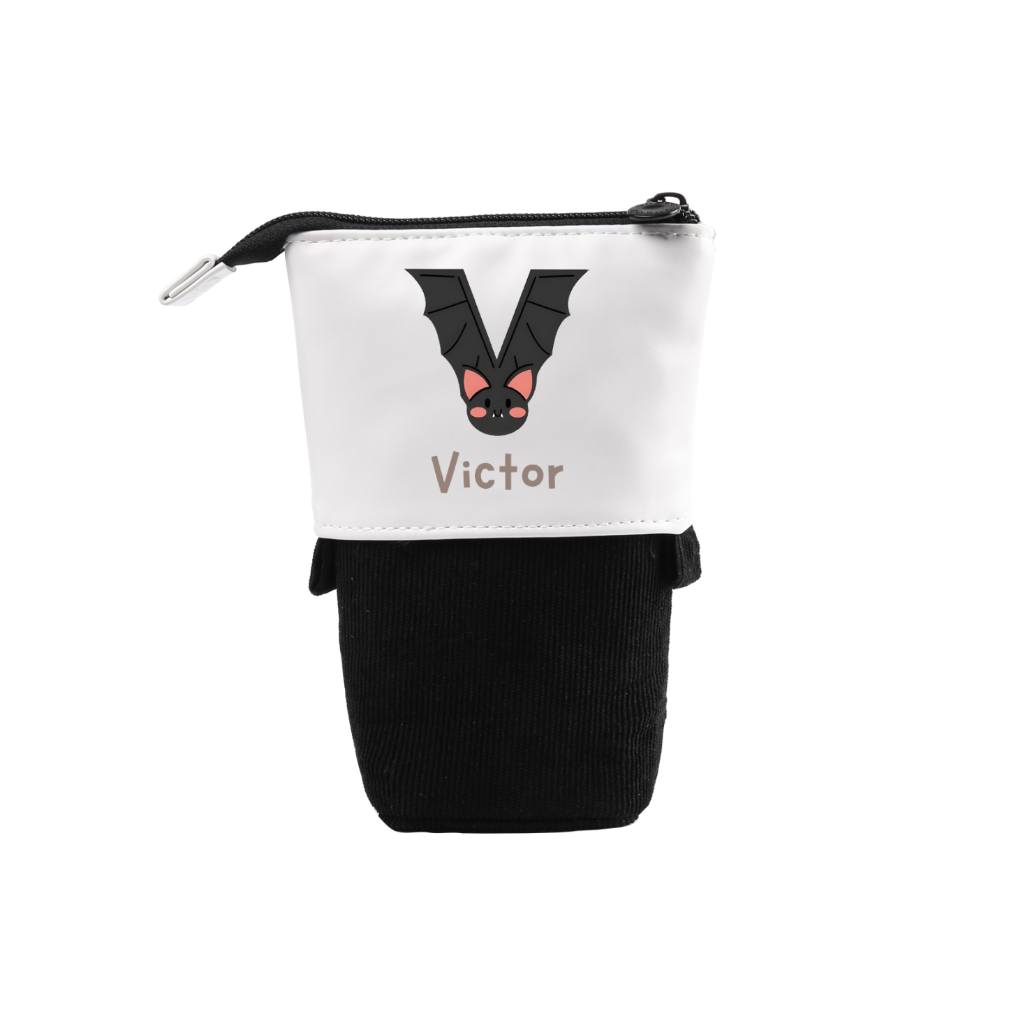 Estuche personalizado con nombre y letra para niños