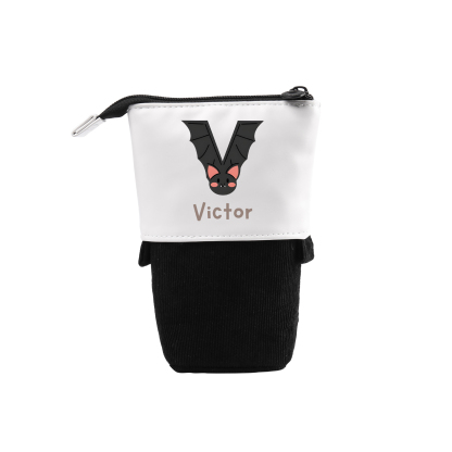 Estuche personalizado con nombre y letra para niños