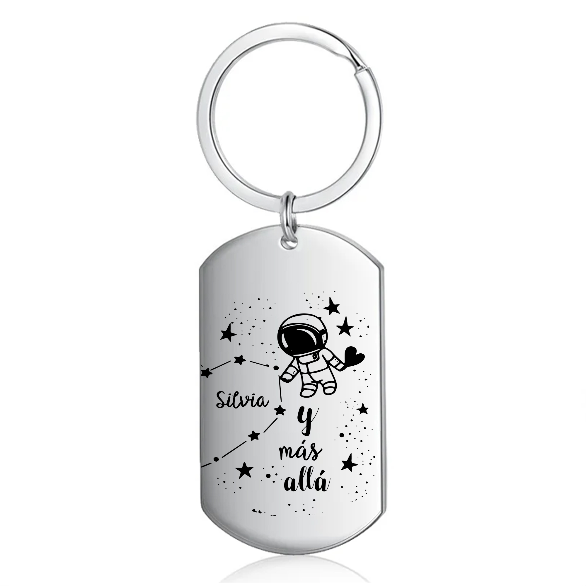 Llavero personalizado con 2 nombres para pareja unidad de llaveros-Jessemade ES