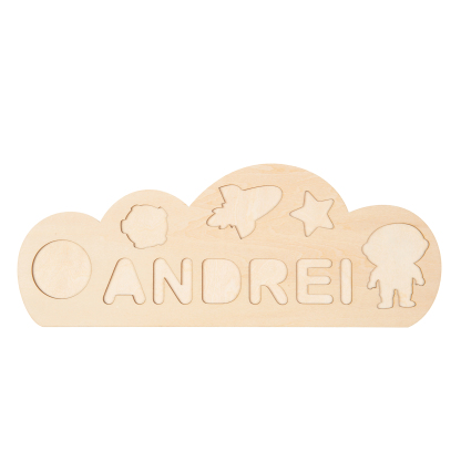 Puzzles/Rompecabezas de Madera Personalizada con 1 Nombre