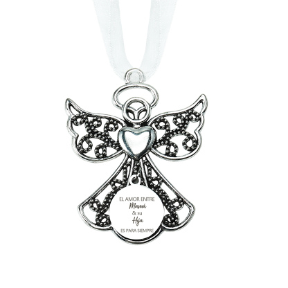 Navidad-Ornamento navideño de ángel amor entre mamá e hija