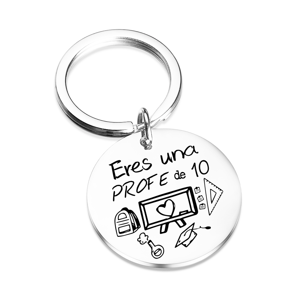 Llavero eres una profe de 10-Jessemade ES