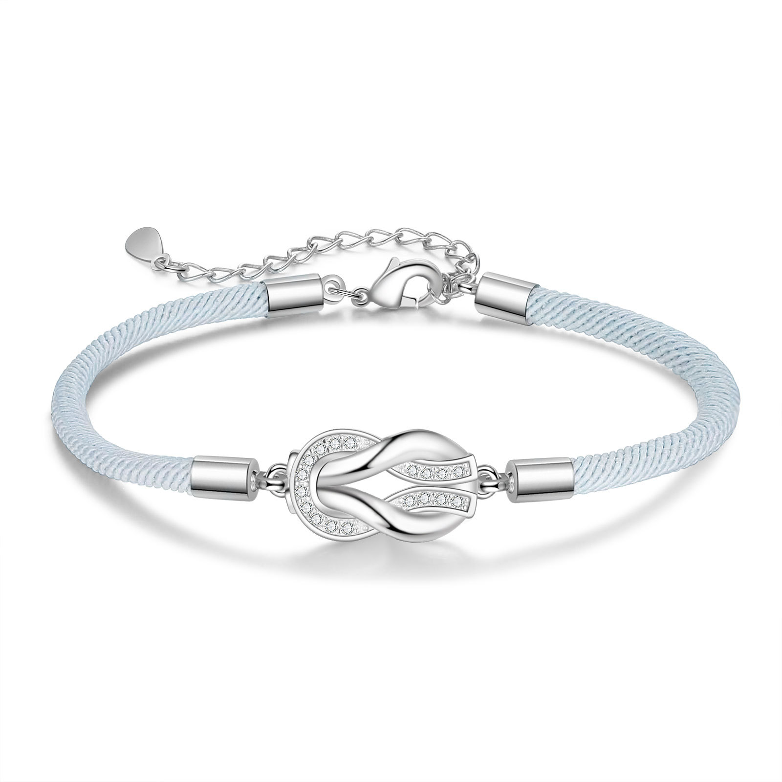 Pulsera para mujer personalizada con 2 nombres nudo infinito-Jessemade ES