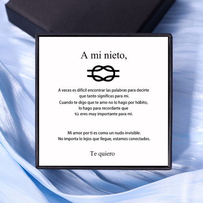 Una tarjeta-A mi nieto-Jessemade ES