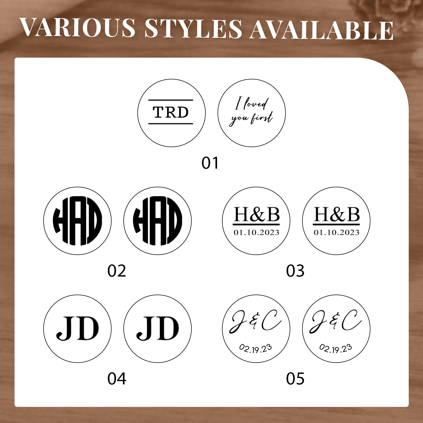 Gemelos con 2 letras personalizadas-Jessemade ES