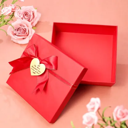 Pareja-Kit de regalo placa de acrílico y unidad de pulseras con caja con 2 nombres, año y figuras personalizados | Jessemade