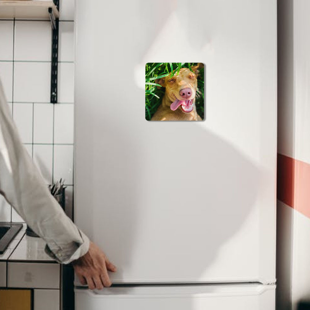 Imán de nevera con 1 foto personalizada Accesorios de cocina