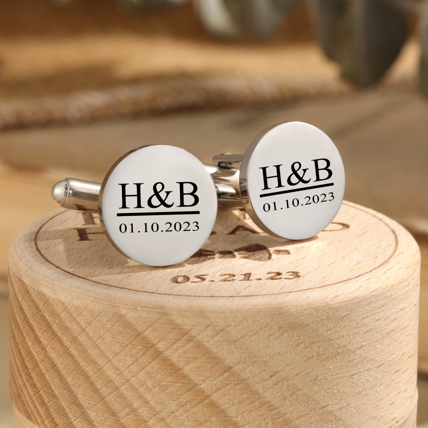 Gemelos con 2 letras personalizadas-Jessemade ES