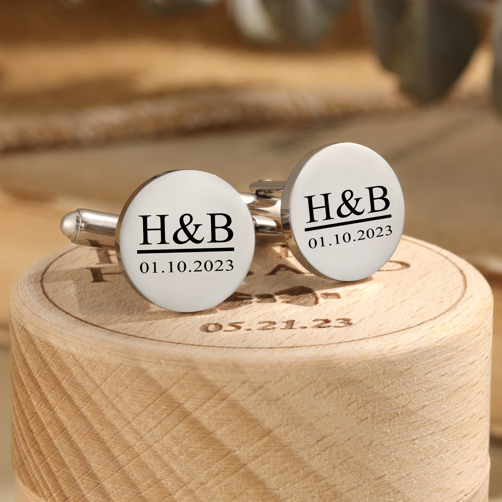 Gemelos con 2 letras personalizadas-Jessemade ES