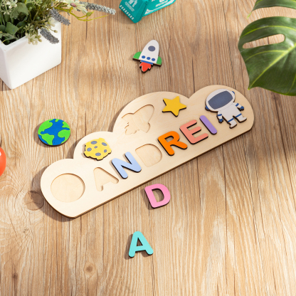 Puzzles/Rompecabezas de Madera Personalizada con 1 Nombre
