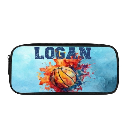 Estuche personalizado con nombre con diseños coloridos de pelota para niños | Jessemade ES