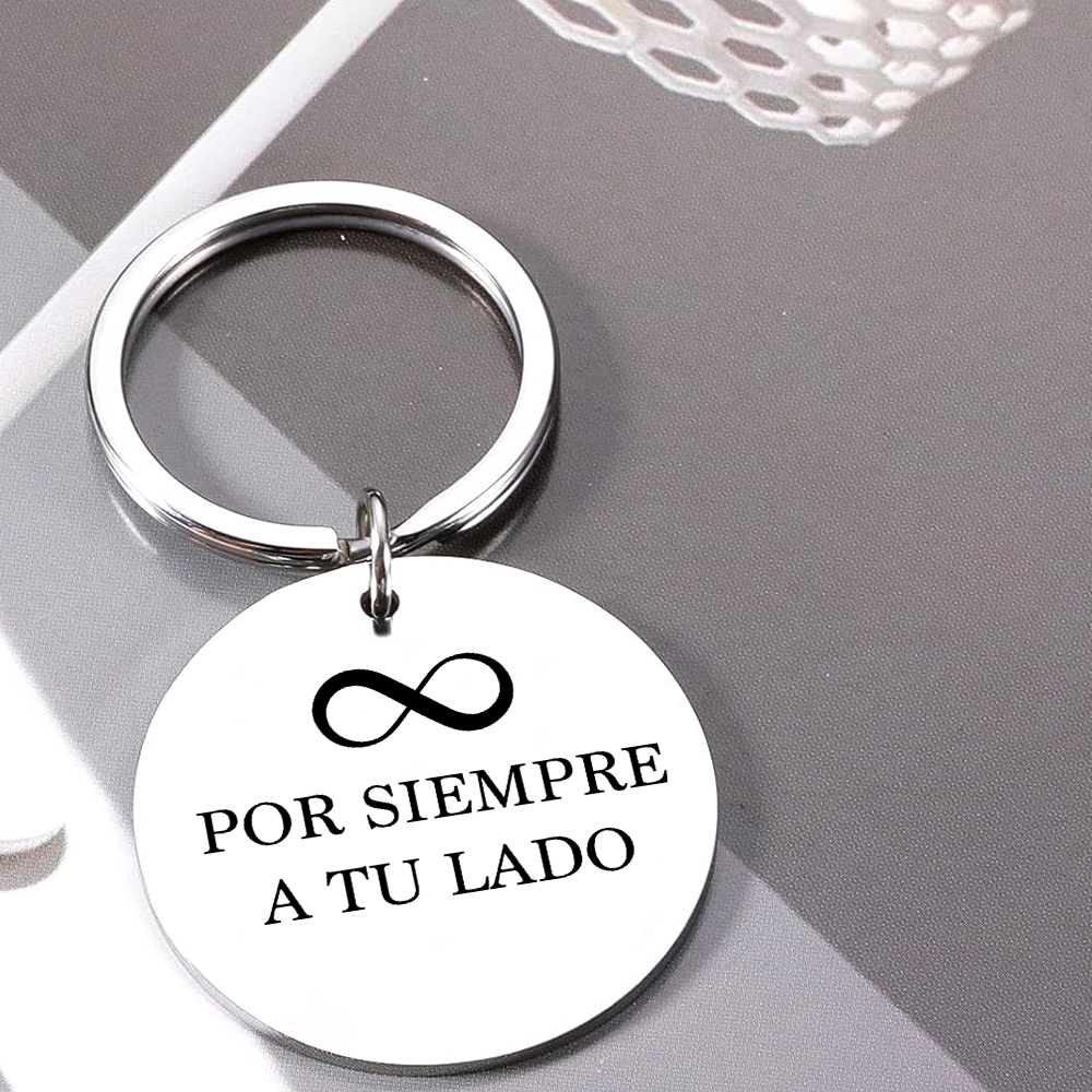 Llavero para pareja infinito 1 foto personalizada-Jessemade ES