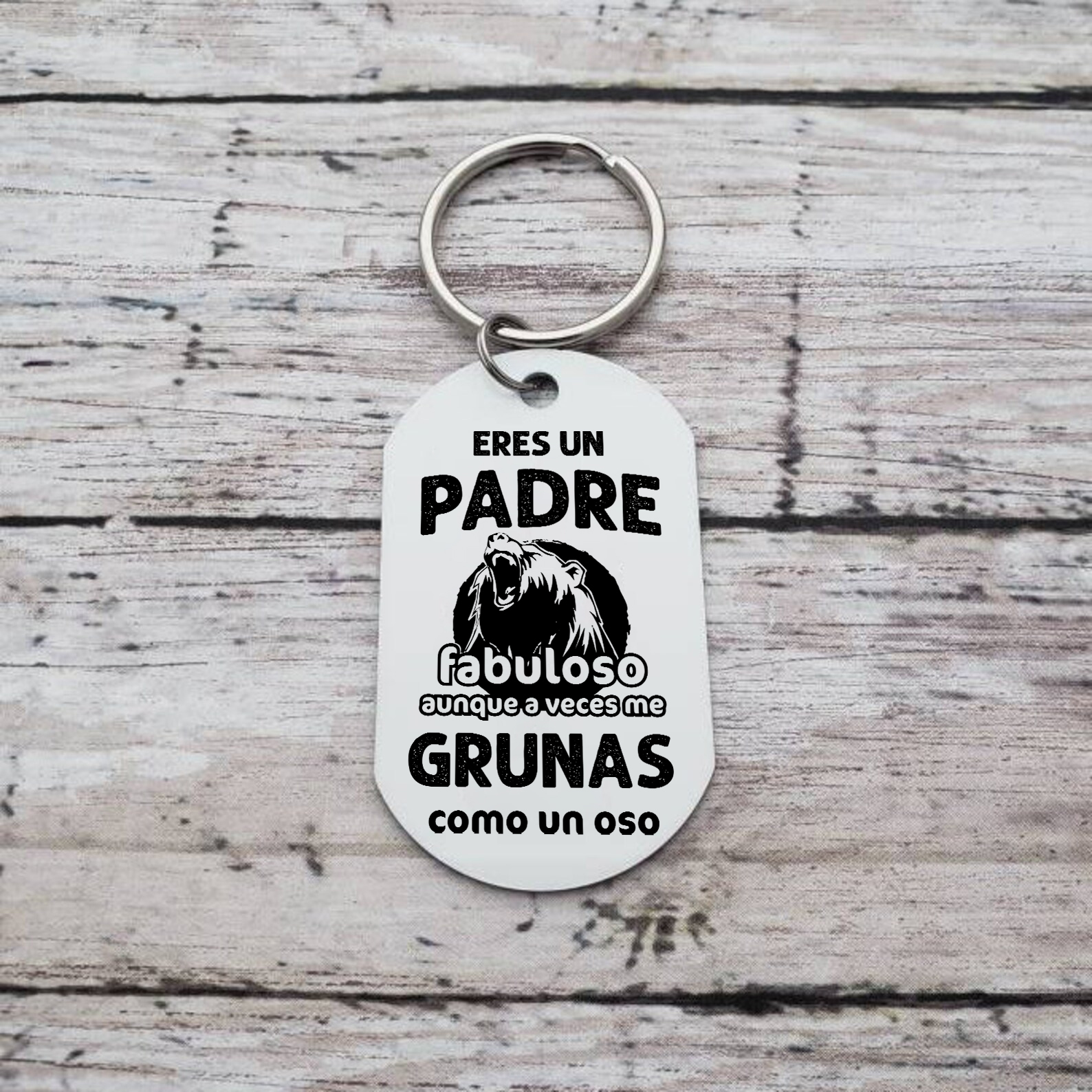 A mi papá-Llavero 1-7 Nombres Personalizados PADRE FABULOSO-Jessemade ES