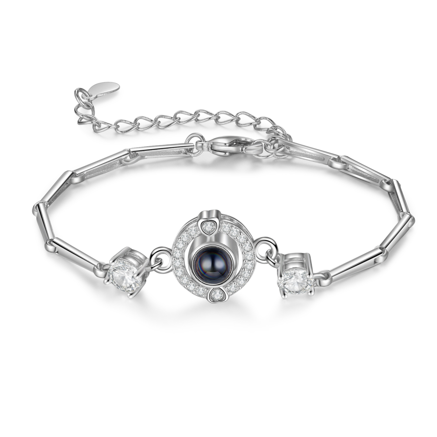 Pulsera con proyección de foto en color para mujer Brazalete de proyección-Jessemade ES