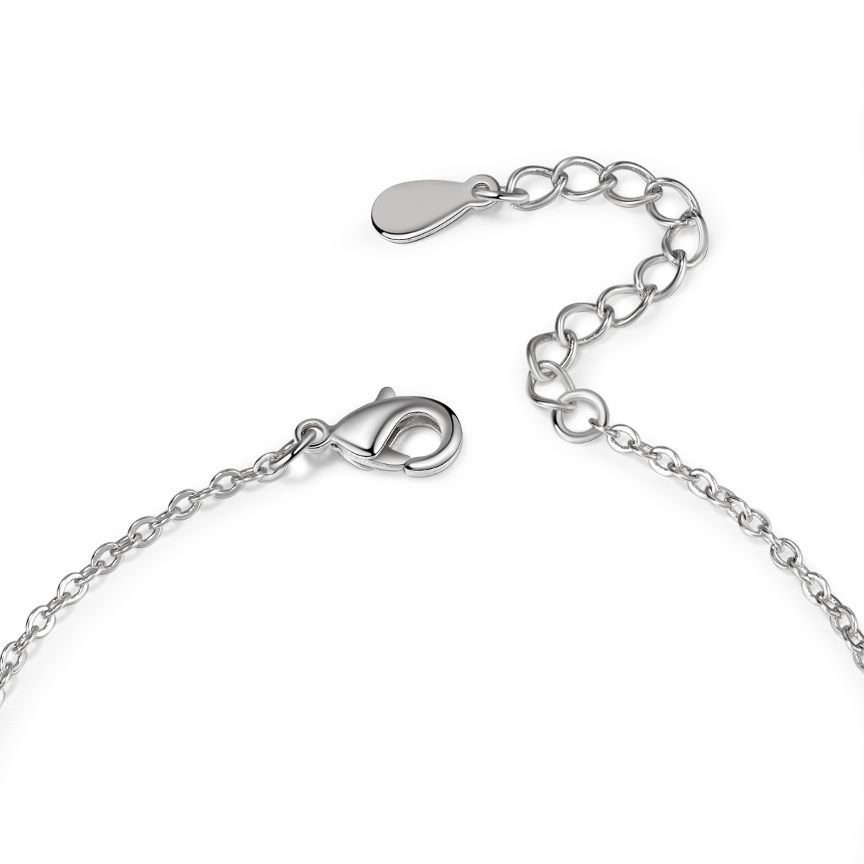 Pulsera de lazo y placita personalizada de 1 nombre con 1 piedra de nacimiento-Jessemade ES