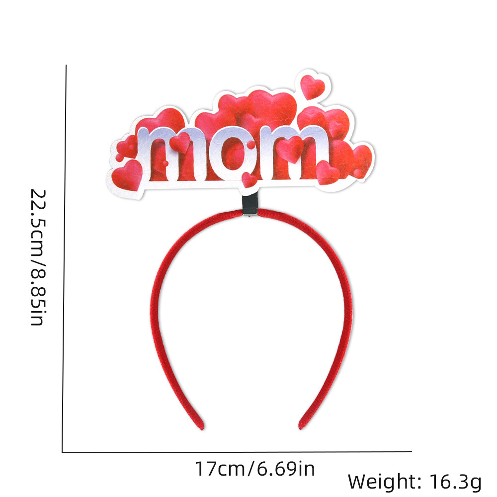 Diadema con adornos de flor/corazón-Jessemade ES