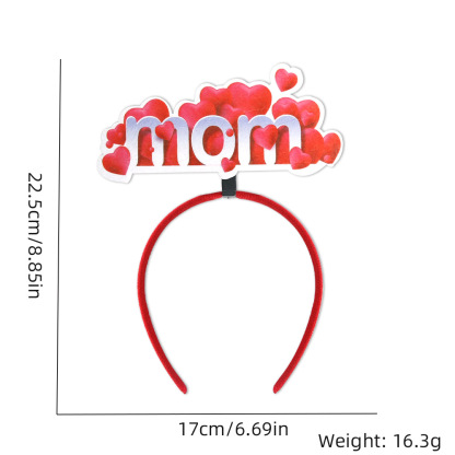Diadema con adornos de flor/corazón-Jessemade ES