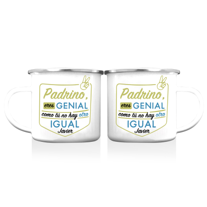 Taza para papá con 1 nombre personalizado-Jessemade ES