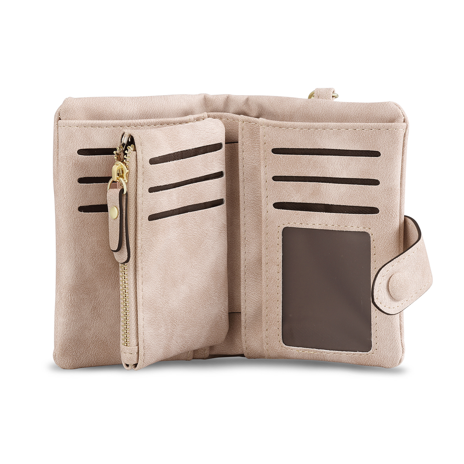 Cartera, billetera con 5 nombres y 1 foto personalizados mano con manito monedero clásico para mujer-Jessemade ES