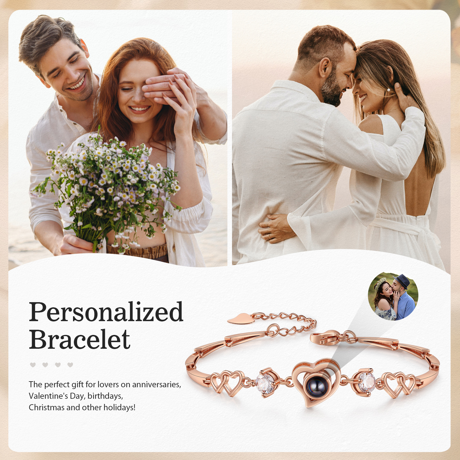 Pulsera Con Imagen Personalizada, Pulsera Con Foto | Meses Sin Interés