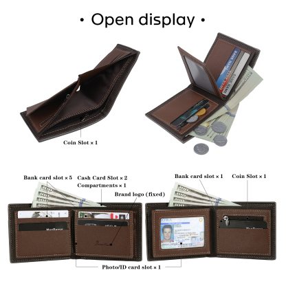 Cartera, billetera personalizada con 1 foto, 1 nombre y 1 letra monedero para hombre-Jessemade ES