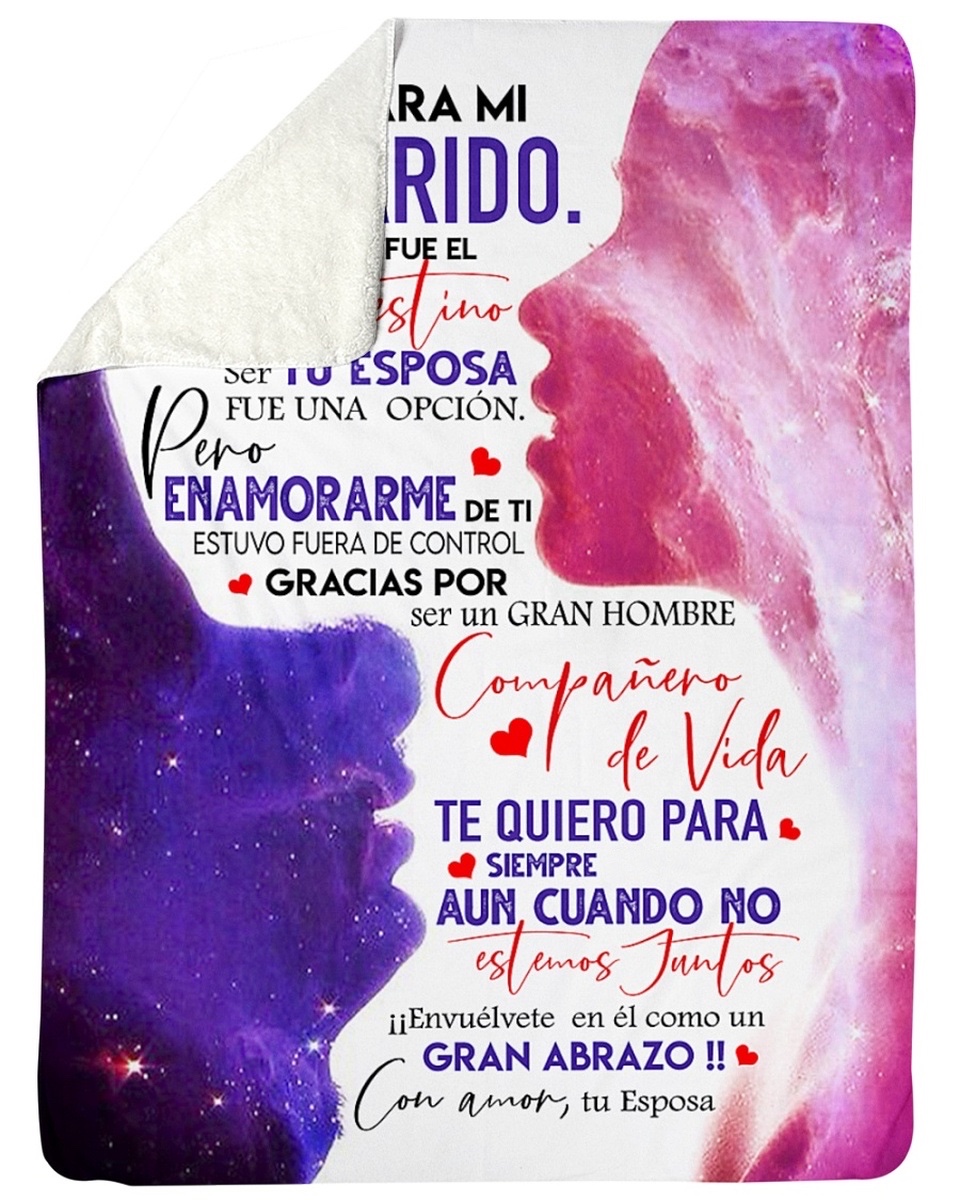 A mi marido-Manta de dos caras