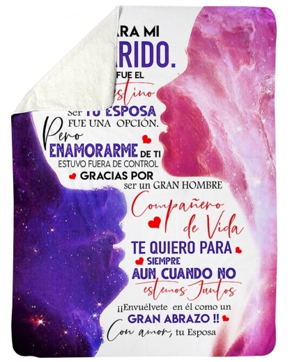 A mi marido-Manta de dos caras