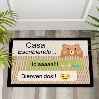 Felpudo/alfombra de entrada chat en Whatsapp-Jessemade ES