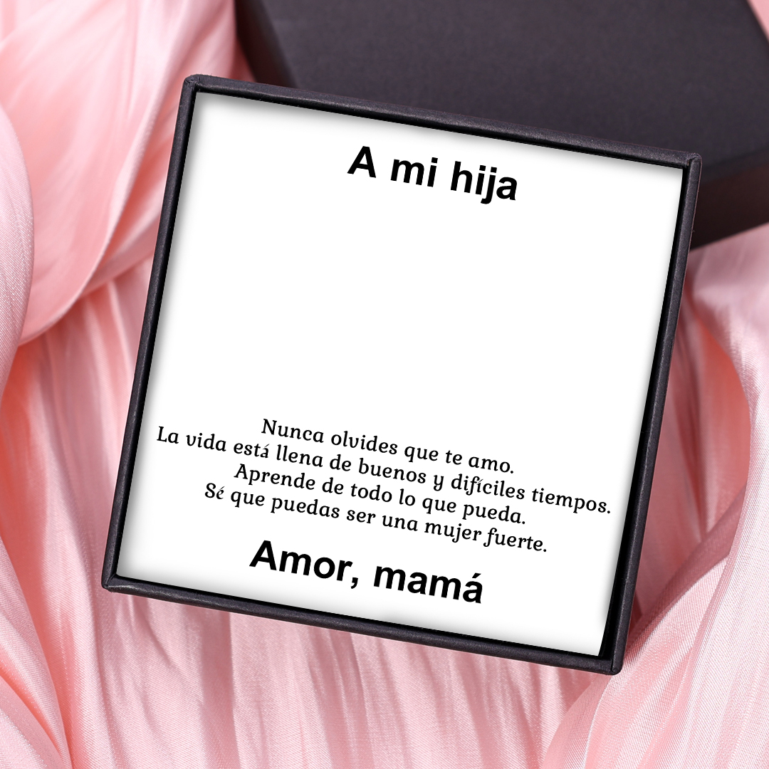 Una tarjeta-A mi hija de mamá-Jessemade ES