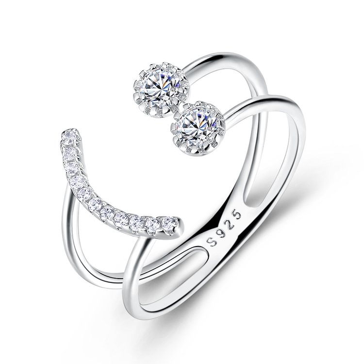 Anillo ajustable de sonrisa-Jessemade ES