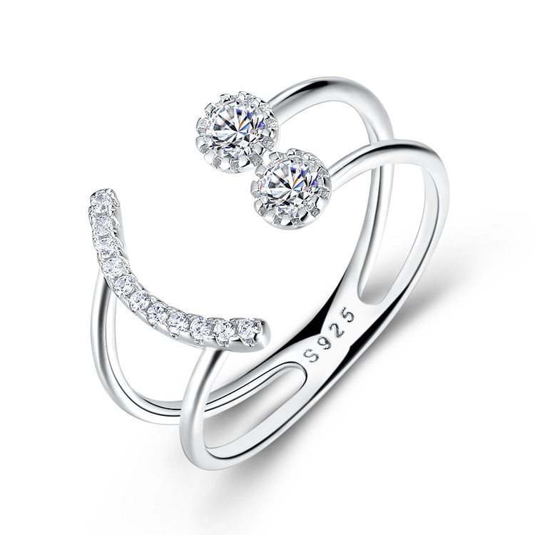 Anillo ajustable de sonrisa-Jessemade ES