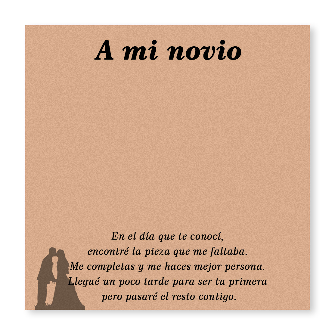 A mi novio-Pulsera y Llavero Combinación con Tarjeta