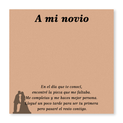 A mi novio-Pulsera y Llavero Combinación con Tarjeta