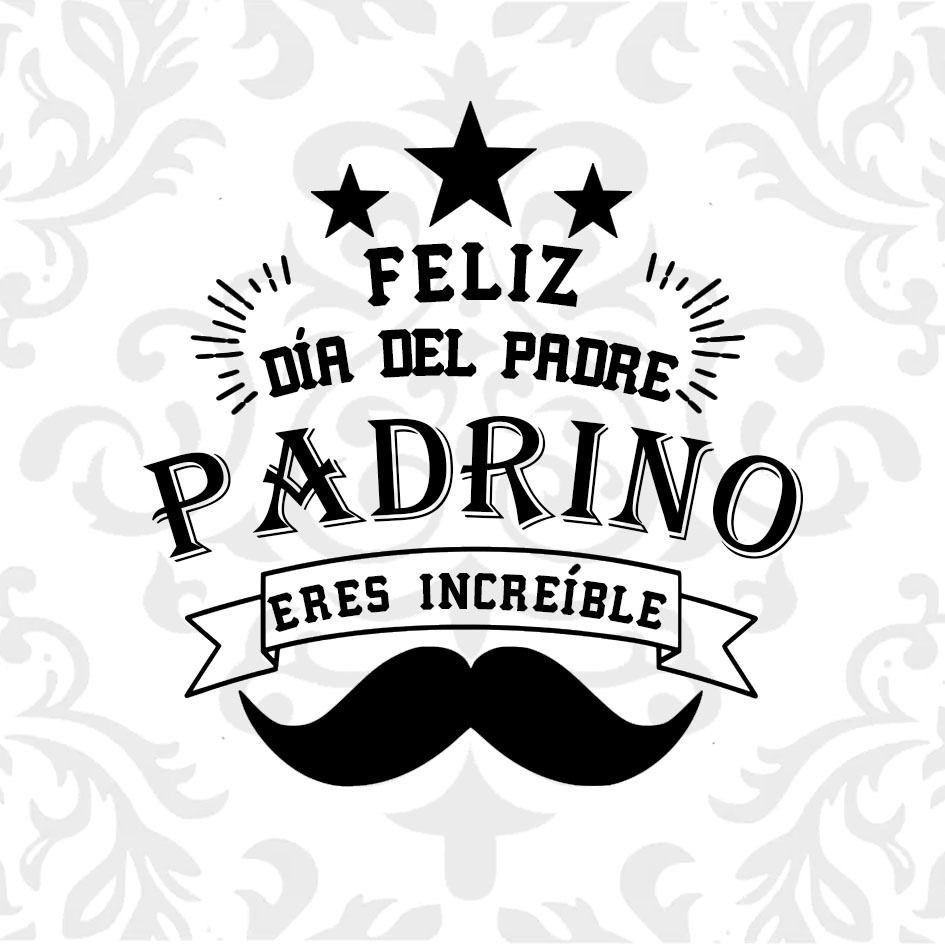 Una tarjeta-A mi padrino Día del Padre-Jessemade ES