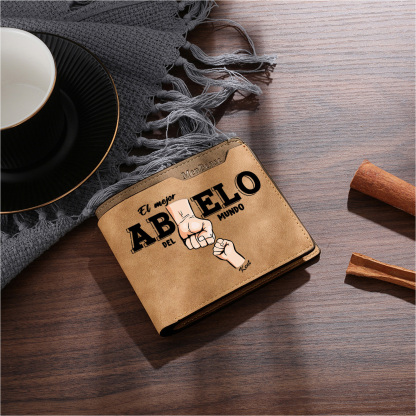 Cartera personalizada para abuelo regalo práctico y emotivo para padre y suegro | Jessemade