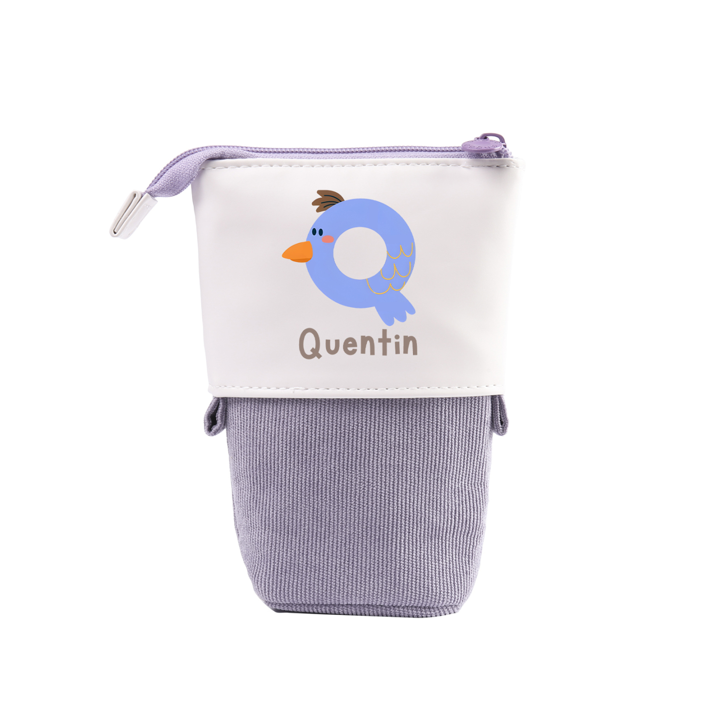 Estuche personalizado con nombre y letra para niños