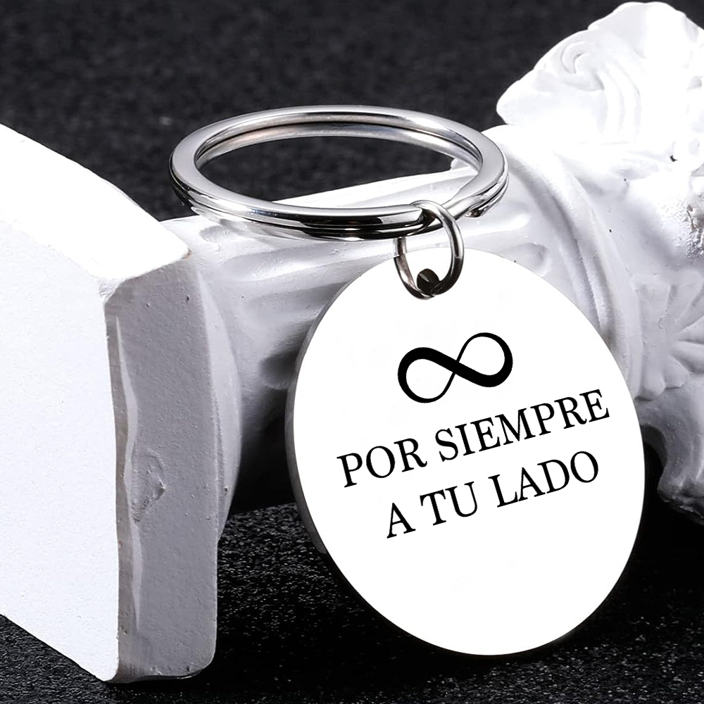Llavero para pareja infinito 1 foto personalizada-Jessemade ES