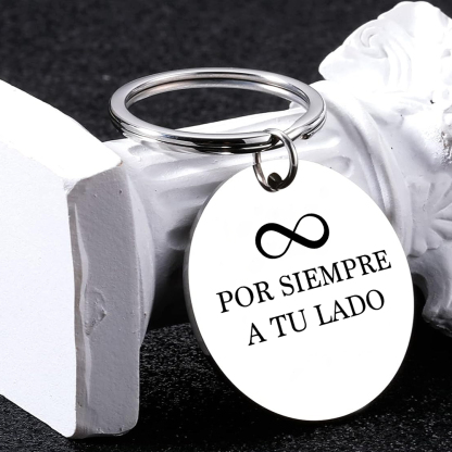 Llavero para pareja infinito 1 foto personalizada-Jessemade ES