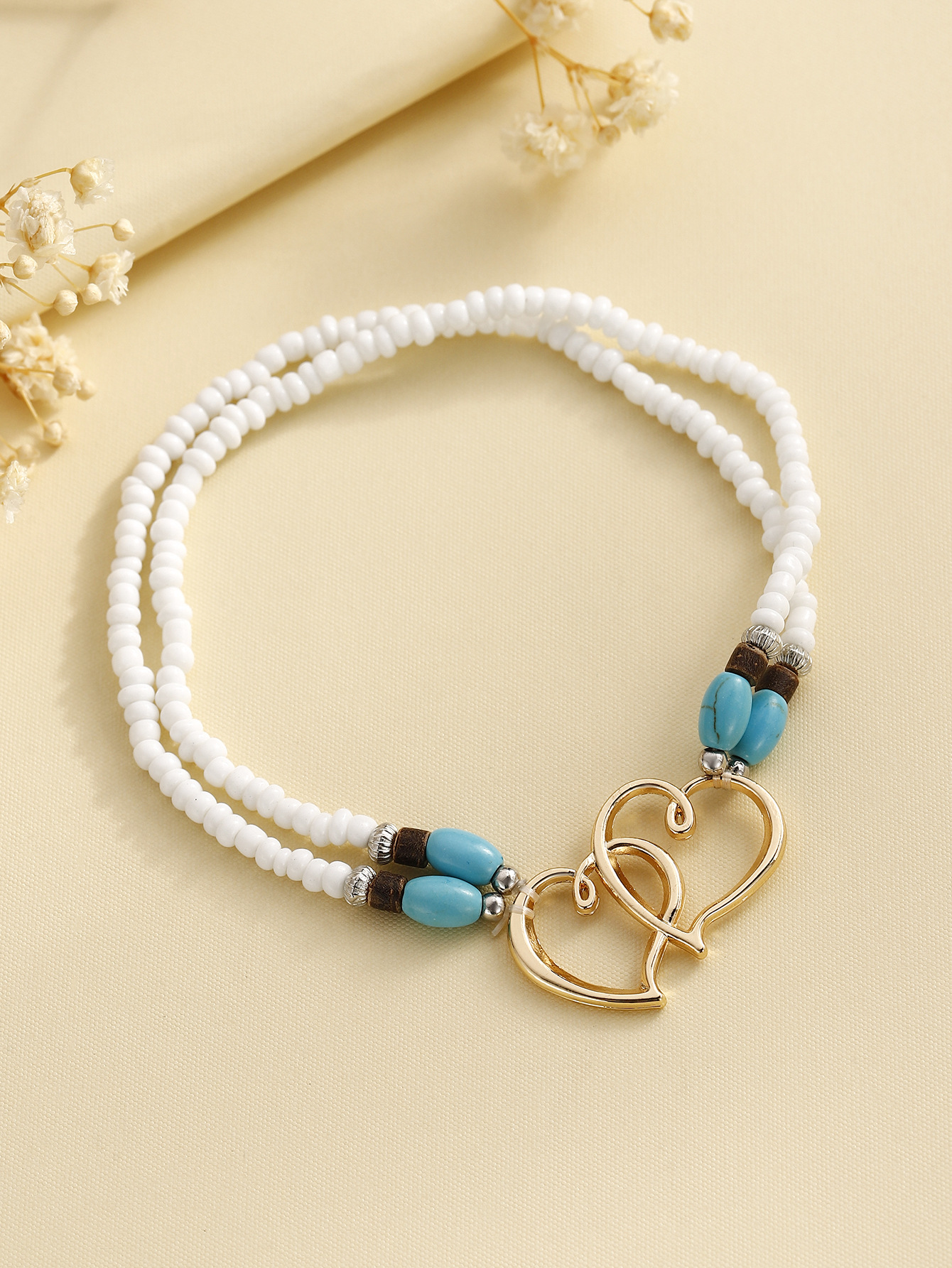 Pulsera de tobillo con colgante de corazón regalo para mujer | Jessemade