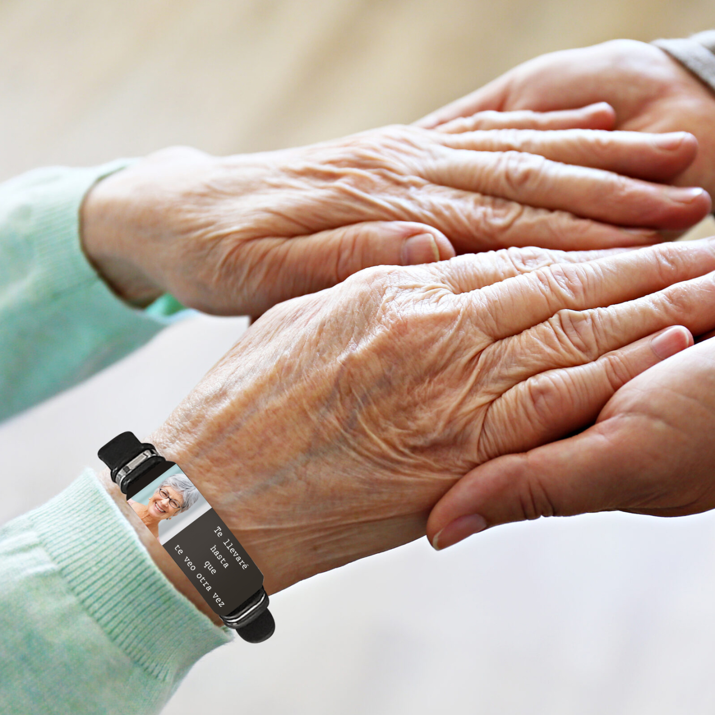 Pulsera Conmemorativa Ajustable para Hombre con Foto Pulsera Personalizada | Jessemade