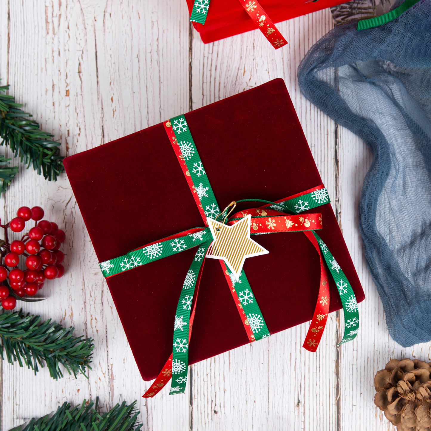 Pareja-Kit de regalo mano con mano candelero y llavero con tarjeta y caja nombres, letras, fecha y año personalizados | Jessemade