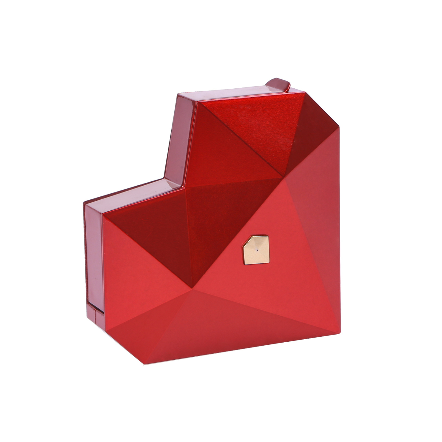 Caja de regalo en forma de corazón Caja de anillo