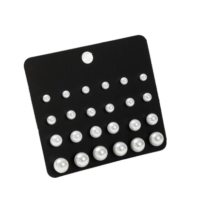 Serie de 12 pendientes de perla regalo para mujer | Jessemade