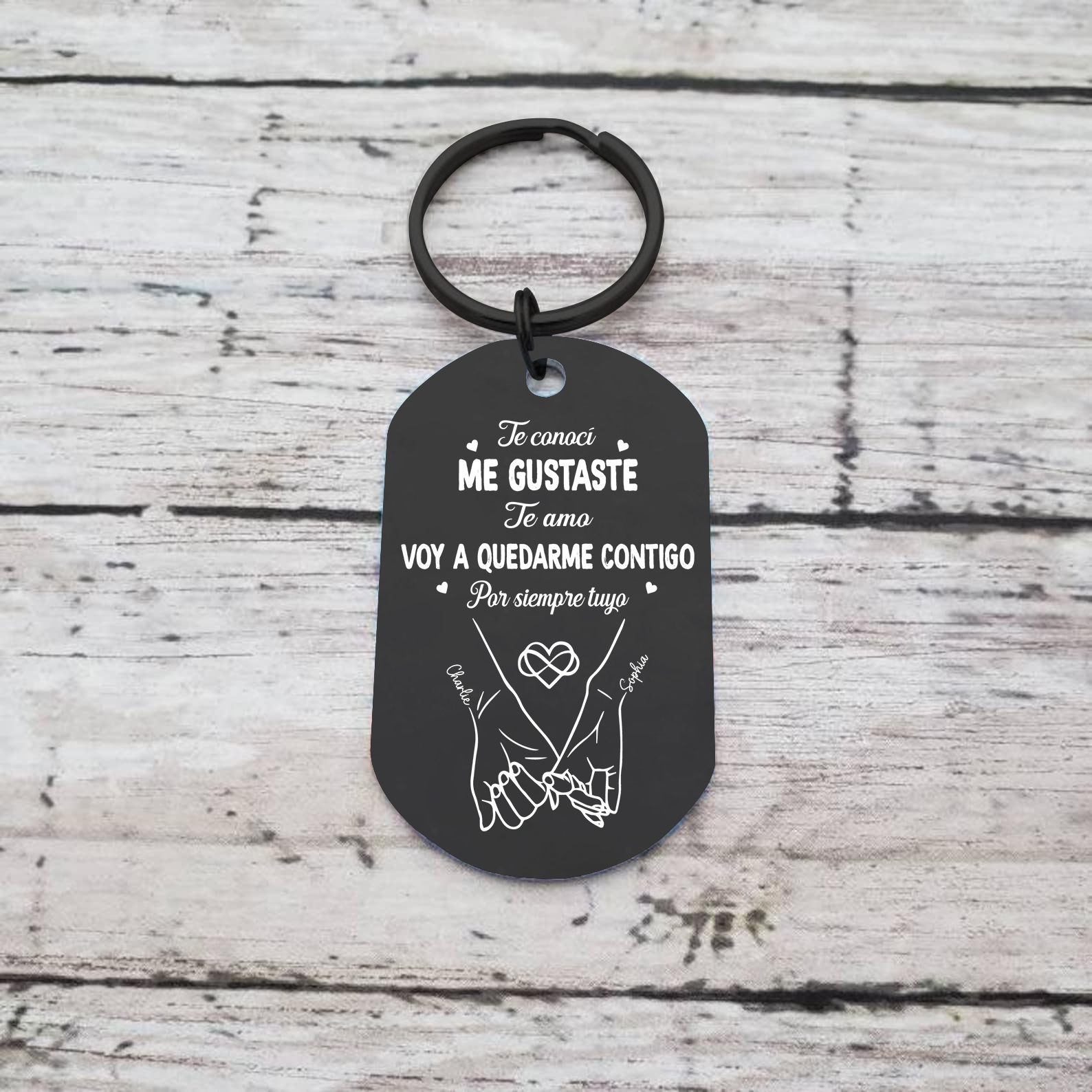 Llavero calendario personalizable Aniversario Para pareja | Jessemade