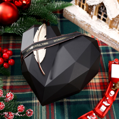 Caja corazón de candelero/acrílico